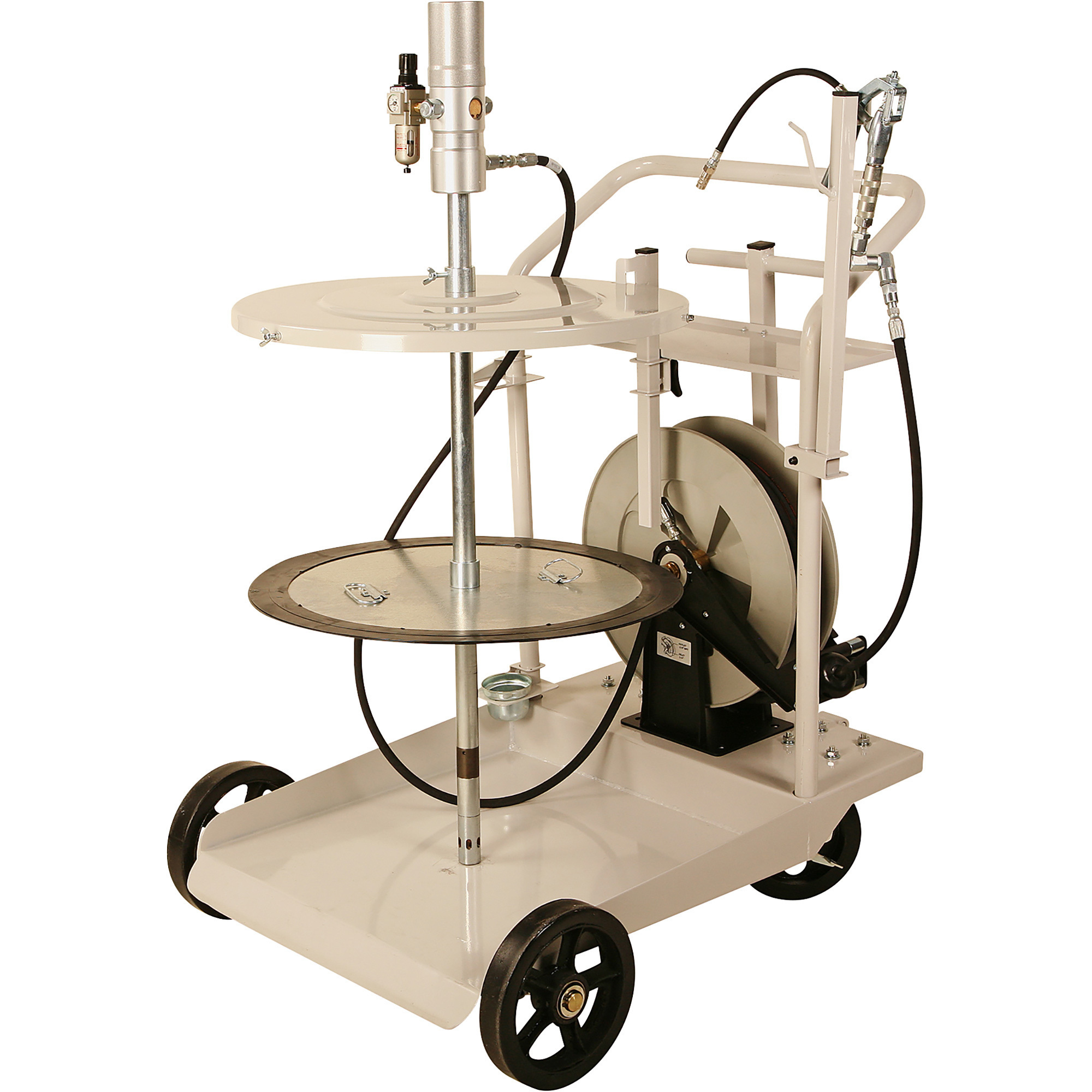 LiquiDynamics Mobile Grease Kit, 50ft. Hose Reel, 55-Gal. Drums, Model# 13070-S3